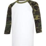 Design and create your own custom and personalized Eurospun Ring Spun Baseball Tshirt