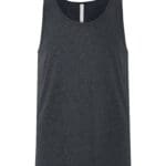 custom printed sleeveless shirt ATC8004 - EUROSPUN RING SPUN TANK charcoal heather grey