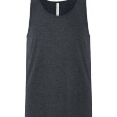 custom printed sleeveless shirt ATC8004 - EUROSPUN RING SPUN TANK charcoal heather grey
