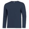 custom printed true navy sweater ATC8015 - EUROSPUN RING SPUN LONG SLEEVE TEE