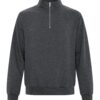 custom printed sweater ATCF2700 - EVERYDAY FLEECE 1/4 ZIP SWEATSHIRT black