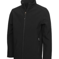 custom printed black jacket coat Y7603 - COAL HARBOUR EVERYDAY SOFT SHELL YOUTH JACKET