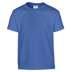 custom printed apparel tshirt 500B - GILDAN HEAVY COTTON YOUTH T-SHIRT royal blue
