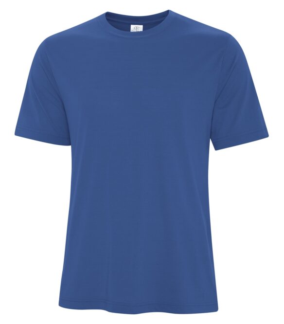 custom printed clothing apparel tshirt ATC3600 - PRO SPUN TEE true royal blue