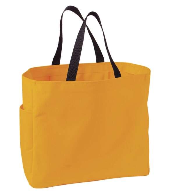 custom printed blank yellow tote bag