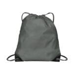 custom printed gym bag with ropes B120 - CINCH PACK grey