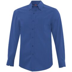 custom printed apparel long sleeved dress shirt D6013 - COAL HARBOUR EVERYDAY LONG SLEEVE WOVEN SHIRT true royal blue