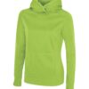 custom printed hoodie for women L2005 - GAME DAY FLEECE HOODED LADIES' SWEATSHIRT lime green