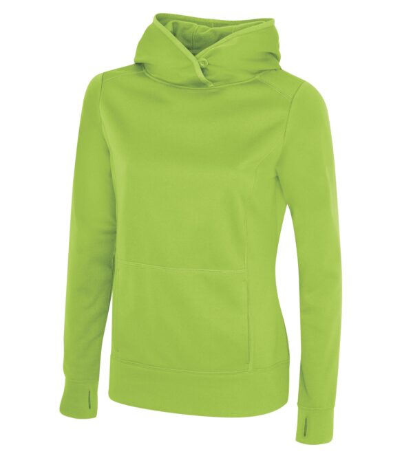 custom printed hoodie for women L2005 - GAME DAY FLEECE HOODED LADIES' SWEATSHIRT lime green