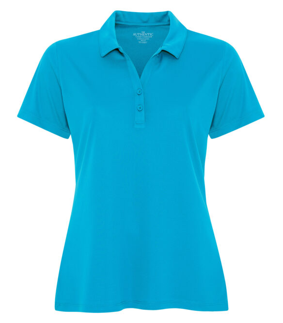 custom print add your personalize brand on a ladies polo shirt L4039 - PRO TEAM LADIES SPORT SHIRT sky light blue