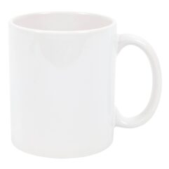 white ceramic mug red inside white outside