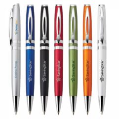 custom printed branded personalized promo pens lara ballpoint pens with logos