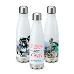 design your own custom printed personalized or branded instulated swell water bottles