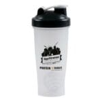 customn printed drinkware 1576 Busrel Sport Bottle - black shaker bottle