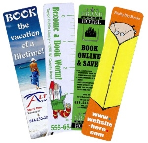 custom printed branded personalized bookmarks