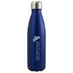 custom printed drinkware 1943 Busrel - Inverness Matte Finish Bottle 17oz - blue