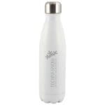 custom printed drinkware 1943 Busrel - Inverness Matte Finish Bottle 17oz - White