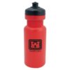 custom printed drinkware 1374 Busrel -Plastic Sport Bottle 22oz. - red