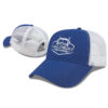 custom printed embroidered branded or personalized x600 - X-Value Structured Xtra Value Five Panel Mesh Back Cap - product picture with halpert trucking example