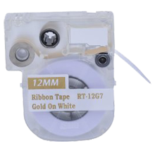 EPSON LC-4WKK5 Ribbon Tape Gold on White 12MM / 1.5″ – 5M / 16FT