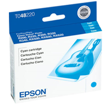 ~Brand New Original EPSON T048220 INK / INKJET Cartridge Cyan
