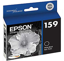 ~Brand New Original EPSON T159120 INK / INKJET Cartridge High Yield Ultra Chrome High Gloss Black