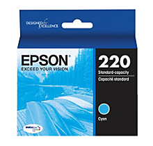 ~Brand New Original EPSON T220220 (220) INK / INKJET Cartridge Cyan