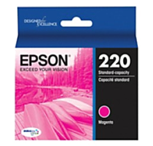 ~Brand New Original EPSON T220320 (220) INK / INKJET Cartridge Magenta