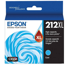 ~Brand New Original Epson T212XL220  Cyan INK / INKJET Cartridge