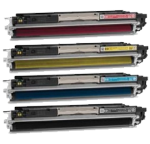 HP 126A Laser Toner Cartridge Set Black Cyan Magenta Yellow