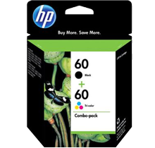 ~Brand New Original HP CC640WN / CC643WN #60 INK / INKJET Cartridge Combo Pack Black Tri-Color