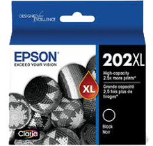 ~Brand New Original Epson T202XL120 (202) High Yield Black INK / INKJET Cartridge