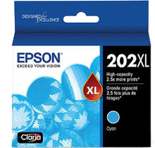 ~Brand New Original Epson T202XL220 (202) High Yield Cyan INK / INKJET Cartridge