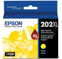 ~Brand New Original Epson T202XL420 (202) High Yield Yellow INK / INKJET Cartridge