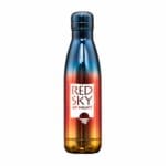 red sky at night custom printed bottle