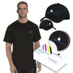 Bundle - 1 5 shirts, 5 hats, 100 business cards