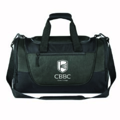 CBBC Career College Custom Printed BG650 - Heather Dark Grey Gym Duffel Bag