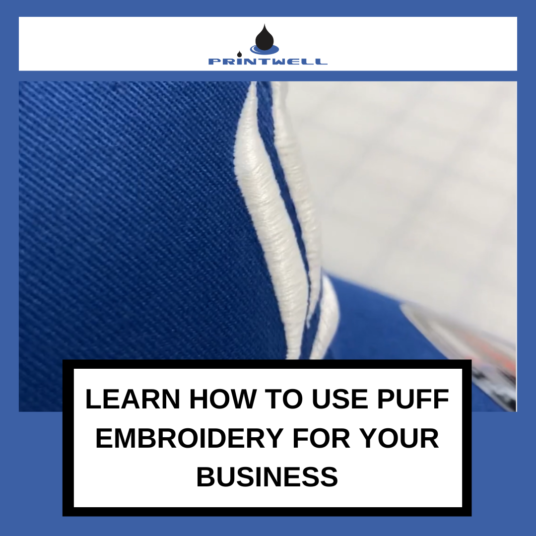 How to use puff embroidery