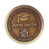 Graduation Commemorative Milestone Coin ( copper, heads)
