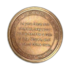 retirement commemorative milestone coin (copper, tails)