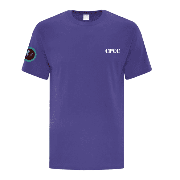 CPCC ATC1000 UNISEX ADULT TSHIRT (PURPLE)
