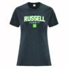 RUSSELL COUNTY ATC1000L ADULT LADIES TSHIRT (DARK HEATHER GREY) - Image 2