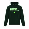 RUSSELL COUNTY ATCF2500 FLEECE HOODED SWEATSHIRT (DARK GREEN) - Image 3