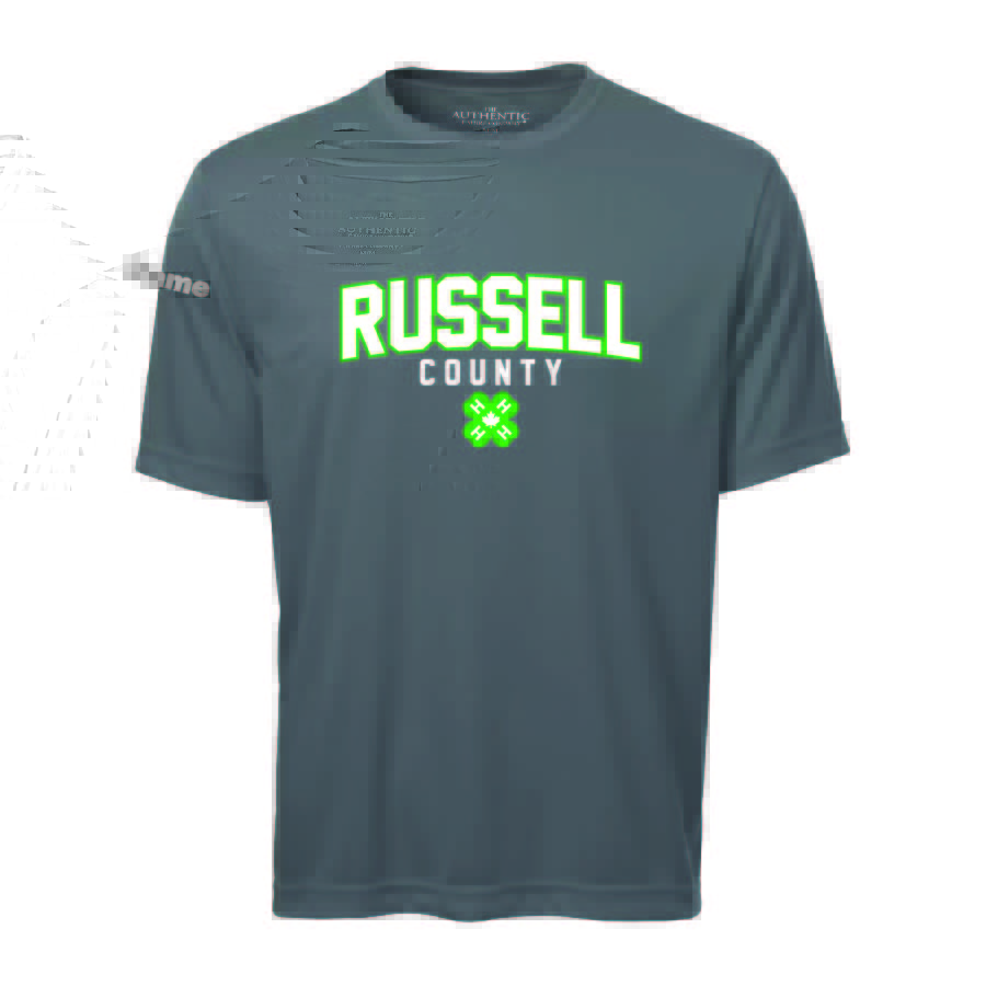 RUSSELL COUNTY ATC S350 ADULT PRO TEAM TSHIRT (COAL GREY)