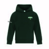 RUSSELL COUNTY ATCY2500 YOUTH FLEECE HOODED SWEATSHIRT (DARK GREEN) - Image 3