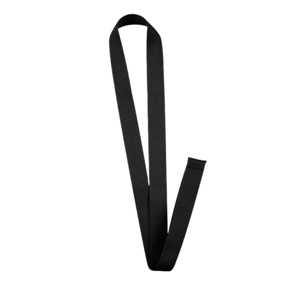 Blank Black Lanyard