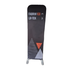 Light up fabric banner