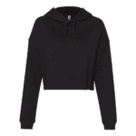 Black Crop Hoodie