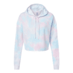 Tie Dye Cotton Candy Crop Hoodie