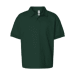 Forest Green G8800B Cotton Blend Youth Polo
